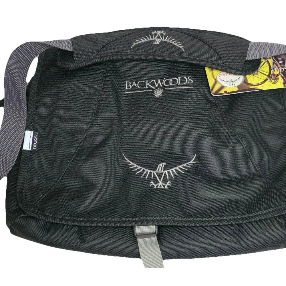 Osprey Momentum Flap Series Messenger Bag Black Active‎ Commute Performance